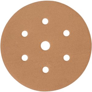 GOLD DISC (50 PIECES) 600GRIT 150MM X 6+1 HOLES HOOK AND LOOP