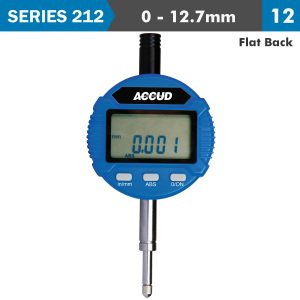 DIGITAL INDICATOR FLAT BACK 12.7MM/0.5'