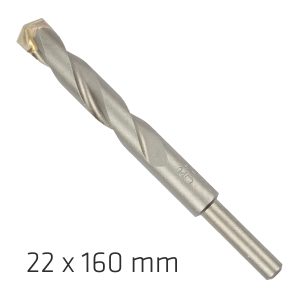 MASONRY DRILL BIT LONG LIFE 22 X 160MM