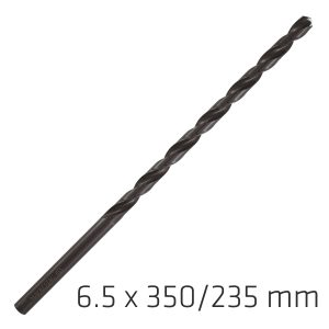 HSS DRILL BIT 6.5MM 350X235MM EXTRA LONG