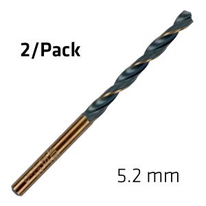 ALPEN SPRINT MASTER DIN 338 5.2MM 2/PACK