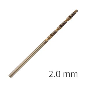 HSS SPRINT MASTER 2.0MM 10-PACK HANG TAG DIN 338 ALPEN DRILL BITS