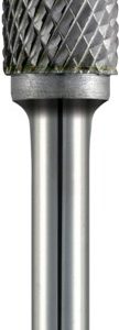 TC ROTARY BURR 12MM CYL CW FRONT CUT FOR ALUMINIUM