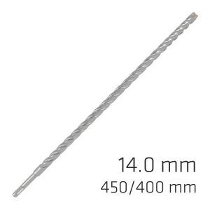 FORCE X 14.0 x 450/400 SDS-PLUS REBAR DRILL BIT X4 CUTTING EDGES