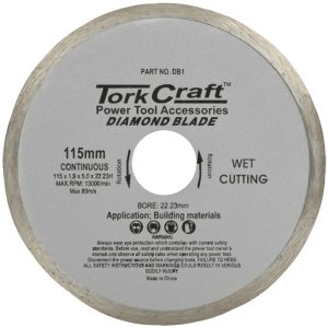 DIAMOND BLADE CONTINUOUS RIM 115MM