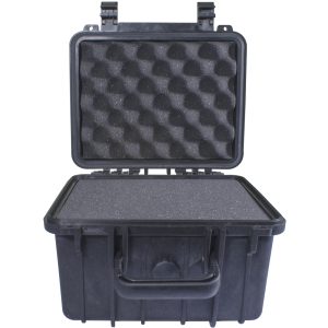 HARD CASE 270X245X185MM OD WITH FOAM BLACK WATER & DUST PROOF (231815)