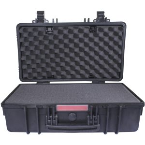 HARD CASE 565X355X220MM OD WITH FOAM BLACK WATER & DUST PROOF (512717)